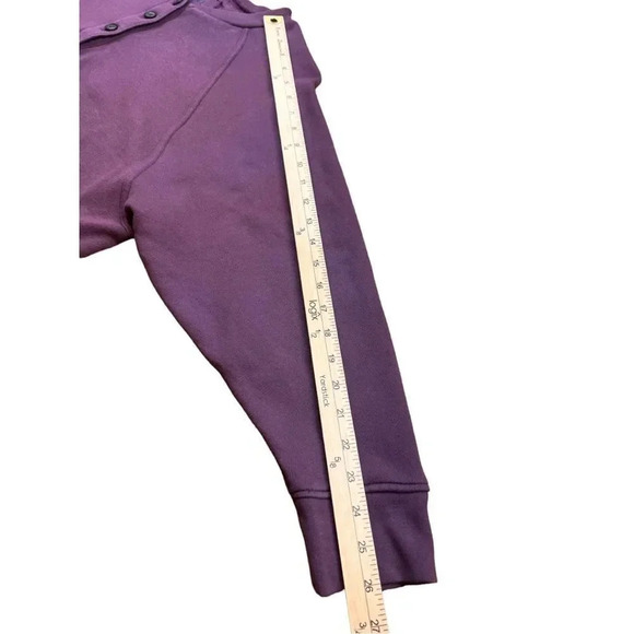 Madewell MWL Betterterry Henley Sweatshirt Size Small - Picture 7 of 11